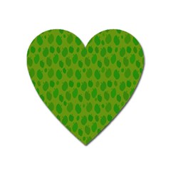 Green-apples Heart Magnet by nateshop