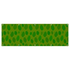 Green-apples Banner And Sign 12  X 4 