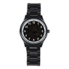 Grunge- Stainless Steel Round Watch