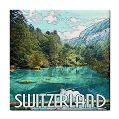 Blausee Naturpark - Switzerland Tile Coaster by ConteMonfrey