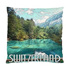 Blausee Naturpark - Switzerland Standard Cushion Case (one Side) by ConteMonfrey