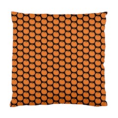 Cute Pumpkin Black Small Standard Cushion Case (two Sides) by ConteMonfrey