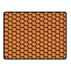 Cute Pumpkin Black Small Fleece Blanket (small) by ConteMonfrey