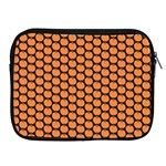 Cute Pumpkin Black Small Apple iPad 2/3/4 Zipper Cases Front