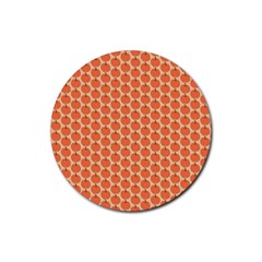 Cute Pumpkin Small Rubber Coaster (round) by ConteMonfrey