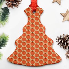 Cute Pumpkin Small Christmas Tree Ornament (two Sides) by ConteMonfrey