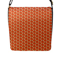 Cute Pumpkin Small Flap Closure Messenger Bag (l) by ConteMonfrey