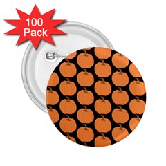 Black And Orange Pumpkin 2 25  Buttons (100 Pack)  by ConteMonfrey