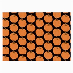 Black And Orange Pumpkin Large Glasses Cloth