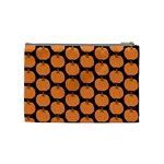 Black And Orange Pumpkin Cosmetic Bag (Medium) Back