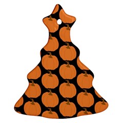 Black And Orange Pumpkin Ornament (Christmas Tree) 