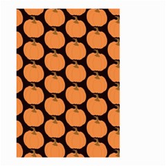 Black And Orange Pumpkin Small Garden Flag (Two Sides)