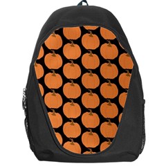 Black And Orange Pumpkin Backpack Bag