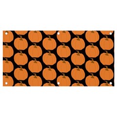 Black And Orange Pumpkin Banner and Sign 4  x 2 