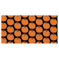 Black And Orange Pumpkin Banner and Sign 8  x 4 