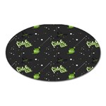 Halloween - The Witch Is Back   Oval Magnet Front