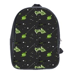 Halloween - The Witch Is Back   School Bag (xl) by ConteMonfrey