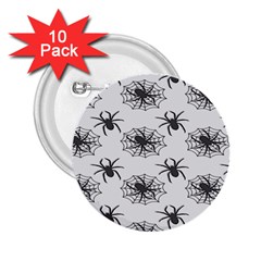 Spider Web - Halloween Decor 2 25  Buttons (10 Pack)  by ConteMonfrey