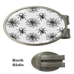 Spider Web - Halloween Decor Money Clips (oval)  by ConteMonfrey