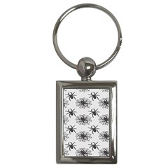 Spider Web - Halloween Decor Key Chain (rectangle) by ConteMonfrey