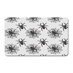 Spider Web - Halloween Decor Magnet (rectangular) by ConteMonfrey