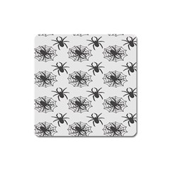 Spider Web - Halloween Decor Square Magnet by ConteMonfrey