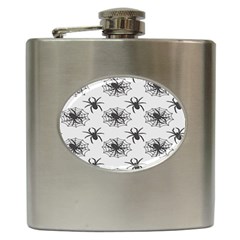 Spider Web - Halloween Decor Hip Flask (6 Oz) by ConteMonfrey