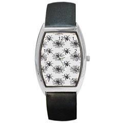 Spider Web - Halloween Decor Barrel Style Metal Watch by ConteMonfrey