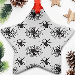 Spider Web - Halloween Decor Star Ornament (two Sides) by ConteMonfrey