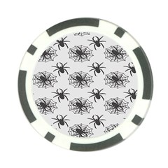 Spider Web - Halloween Decor Poker Chip Card Guard by ConteMonfrey