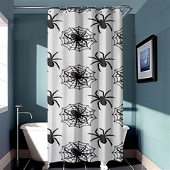 Spider Web - Halloween Decor Shower Curtain 36  X 72  (stall)  by ConteMonfrey