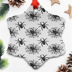 Spider Web - Halloween Decor Ornament (snowflake) by ConteMonfrey