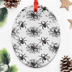 Spider Web - Halloween Decor Ornament (oval Filigree) by ConteMonfrey