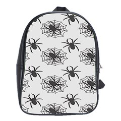 Spider Web - Halloween Decor School Bag (xl) by ConteMonfrey