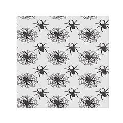 Spider Web - Halloween Decor Square Satin Scarf (30  X 30 ) by ConteMonfrey