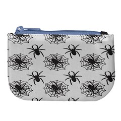 Spider Web - Halloween Decor Large Coin Purse by ConteMonfrey