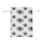 Spider Web - Halloween Decor Lightweight Drawstring Pouch (S) Back