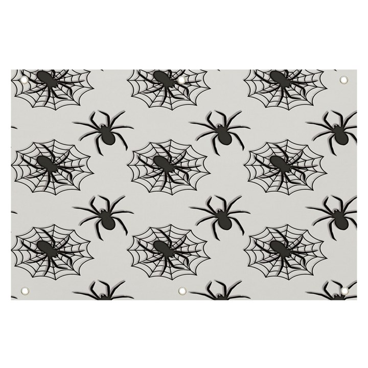 Spider Web - Halloween Decor Banner and Sign 6  x 4 