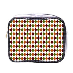 Halloween Palette Plaids   Mini Toiletries Bag (one Side) by ConteMonfrey