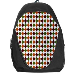 Halloween Palette Plaids   Backpack Bag by ConteMonfrey