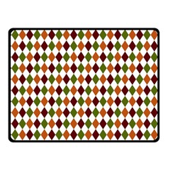 Halloween Palette Plaids   Double Sided Fleece Blanket (small)  by ConteMonfrey