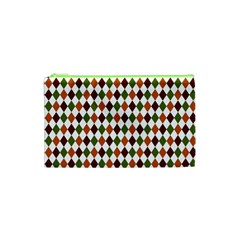 Halloween Palette Plaids   Cosmetic Bag (xs) by ConteMonfrey