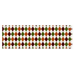 Halloween Palette Plaids   Banner And Sign 6  X 2 