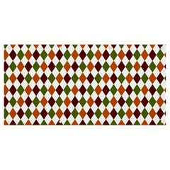 Halloween Palette Plaids   Banner And Sign 8  X 4 