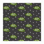 Green Vampire Mouth - Halloween Modern Decor Medium Glasses Cloth Front