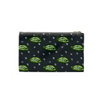 Green Vampire Mouth - Halloween Modern Decor Cosmetic Bag (Small) Back