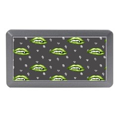 Green Vampire Mouth - Halloween Modern Decor Memory Card Reader (mini) by ConteMonfrey