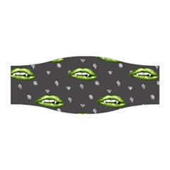 Green Vampire Mouth - Halloween Modern Decor Stretchable Headband by ConteMonfrey