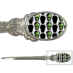 Coffins And Skulls - Modern Halloween Decor  Letter Opener by ConteMonfrey