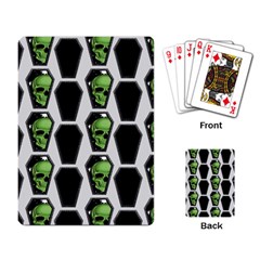 Coffins And Skulls - Modern Halloween Decor  Playing Cards Single Design (rectangle) by ConteMonfrey